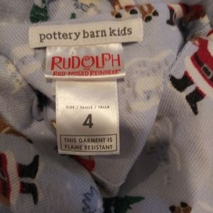Pottery Barn Kids Pajamas - Size 4 Pottery Barn Kids Rudolph pajamas Pottery Barn Kids Pajamas - Size 4 Pottery Barn Kids Rudolph pajamas